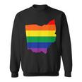 Ohio Gay Pride Lgbt State Oh Flag Sweatshirt
