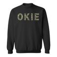 Oklahoma Digital Camo Okie Vintage Distressed Sweatshirt