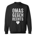 With 'Omas Agegen Richs' Anti-Rassism Fck Afd Nazis Sweatshirt