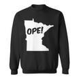 Ope Minnesota State Outline Silhouette Wholesome Sweatshirt