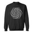 Optical Illusion Reingeschaut Ok Hand Game Sweatshirt