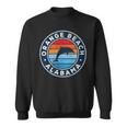 Orange Beach Alabama Al Vintage Dolphin Retro 70S Sweatshirt