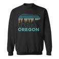 Oregon Vintage Grizzly Bear Nature Hiking Souvenir Sweatshirt