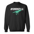The Original Groomzilla Bachelor Groom Dinosaur Sweatshirt