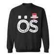 Österreich Menschenflagge Buchstaben Ö Und S Österreich Österreich Sweatshirt