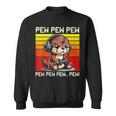 Otter Gamer Pew Video Games Vintage Boys Girls Sweatshirt