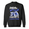 Papa 2 Söhne Perfekte Chaos Team Father's Day Sweatshirt