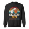 Papa 2024 Babyankündigung Werdender Papa Sweatshirt