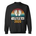 Papa 2025 Schwangerschafterkünden Werdender Papa Sweatshirt