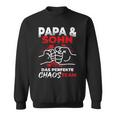 Papa & Sohn Das Perfekte Chaos Team -Atertag Bester Papa Sweatshirt