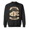 Papa & Zwillinge Perfekte Chaos Teamatertag Männertag Sweatshirt