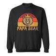 Papa Bär Papa Wildingatertagintage Sweatshirt