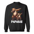 Papa Bärater Tochter Sohn Dabbing Papaatertag Sweatshirt