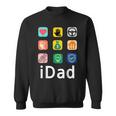 Papa I Dad Als Lustige Appatertag Sweatshirt