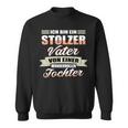 Papa Einer Wundervollen Tochter -Ater Tochter Liebe Sweatshirt