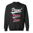 Papa Hoch 3 Kinderder Wernder Papa German L Sweatshirt