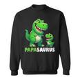 Papa Papasaurusatertagatertagsgeschenk Dino Papa Sweatshirt