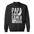 Papa Am Tag Gamer In Der Nacht Geschenk Dadatertag Sweatshirt