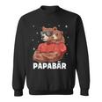 Papabear Bear Papa Und Baby Papa Father's Day Für Einen Papa Sweatshirt