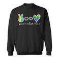 Peace Autism Love Infinity Symbol Autism Awareness Sweatshirt