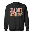 Peace Out Elementary Last Day Of School Elementary Graduate Sweatshirt