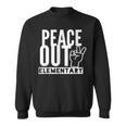 Peace Out Elementary School Off To Middle School Sweatshirt