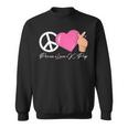 Peace Love K-Pop Cute Kpop Music Anime Lover Sweatshirt