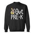 Peace Out Pre-K Last Day Of School Pre-K Graduate 2024 Sweatshirt