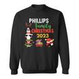 Phillips Family Name Phillips Family Christmas Sweatshirt