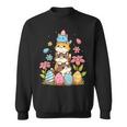 Pile Of Kitty Cats Easter Day Cute Cat Lover Cat Owner Sweatshirt