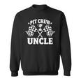 Pit Crew Uncle Race Car Birthday Party Racing Men Sweatshirt