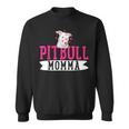Pitbull Momma Pit Bull Terrier Dog Pibble Owner Mother's Day Sweatshirt