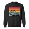 Police Car Tv Cop Shows Vintage Retro 70S & 80'S Sunset Sweatshirt