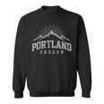 Portland Oregon Mountains Nature Outdoor Souvenir Sweatshirt