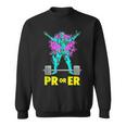 Pr Or Er Weightlifting Bodybuilding Workout Musclebuilding Sweatshirt