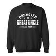 Promoted To Great Uncle 2024 Family Pregnancy Announcement Sweatshirt
