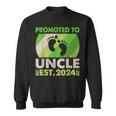 Promoted To Uncle 2024 Vintage I'm Going To Be An Uncle 2024 Sweatshirt