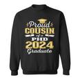 Proud Cousin Class Of 2024 Phd Graduate Doctorate Graduation Sweatshirt
