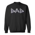 Proud Dad Fathers Day 2024 Dad Tape Style Sweatshirt