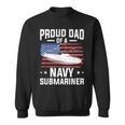 Proud Dad Of A Navy Submariner Military Submarine Sweatshirt