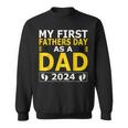 Proud Papa 1St Father’S Day 2024 & Grandpa Est 2024 Sweatshirt