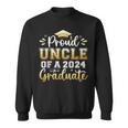 Proud Uncle Of A 2024 Graduate Senior Graduation Men Sweatshirt