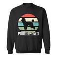 Pudel Papa I Retro Pudel Sweatshirt