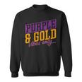 Purple And Gold Vibes Sweatshirt