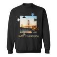 Puzzle Skyline San Francisco California Golden Gate Bridge Sweatshirt
