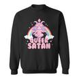 Queer Satan Baphomet Nicht-Binäre Geschlechtsflüssigkeit Queer Pride Sweatshirt