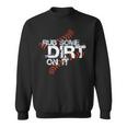 Quite Crying Rub Dirt On It No Crying Girls Softball Sweatshirt