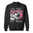 Raccoon And Possum Live Fast Eat Trash Enjoy Life Adventure Sweatshirt
