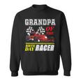 Race Car Party Grandpa Of The Birthday Racer Racing Family Sweatshirt