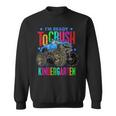 Ready To Crush Kindergarten Monster Truck Back To School Boy Sweatshirt